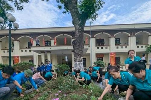Xã An Khánh phát động hưởng ứng Tháng hành động vì môi trường