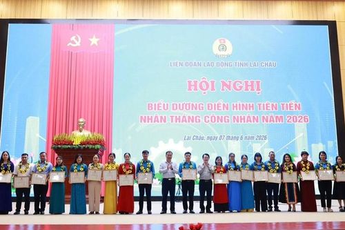 Lai Châu biểu dương điển hình tiên tiến nhân Tháng Công nhân 2026