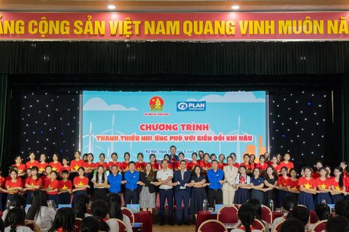 Trao quyền và đồng hành để thanh thiếu nhi trở thành người tiên phong ứng phó với biến đổi khí hậu