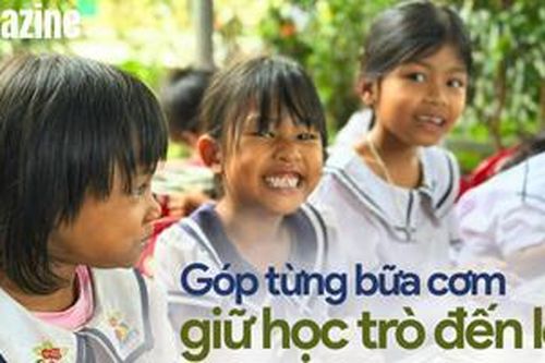 Góp từng bữa cơm giữ học trò đến lớp