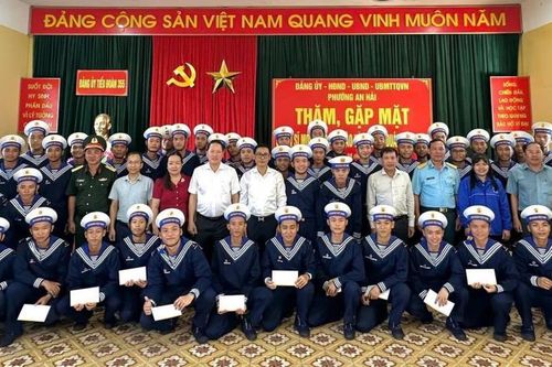 An Hải quan tâm, đồng hành cùng thanh niên thực hiện nghĩa vụ quân sự