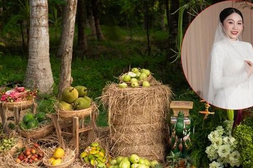 Mẹ hơn 30 năm bán hoa quả, cô dâu Vĩnh Long làm đám hỏi lạ, khách có quà mang về