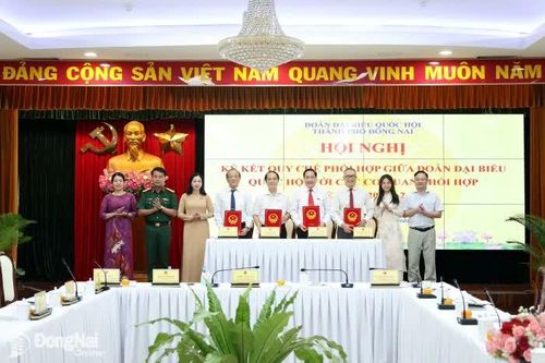 Đoàn đại biểu Quốc hội thành phố Đồng Nai ký kết quy chế phối hợp nhiệm kỳ 2026-2031