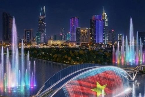 Cầu đi bộ nghìn tỷ qua sông Sài Gòn sẽ có nhạc nước và trình chiếu laser 3D