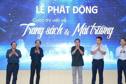 Phát động cuộc thi tôn vinh mái trường, người thầy, trang sách