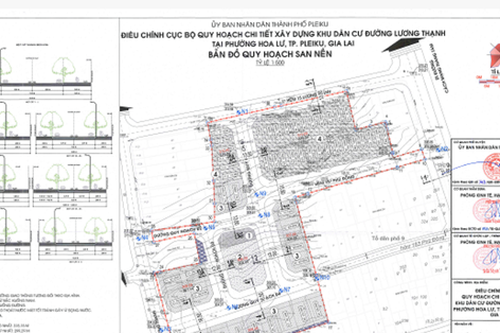 Gia Lai tìm được nhà đầu tư thực hiện dự án Khu dân cư đường Lương Thạnh hơn 1,6ha