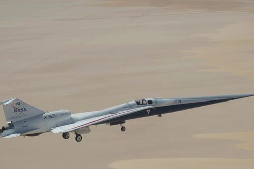 Siêu phi cơ X-59 của NASA lần đầu tiên phá vỡ rào cản âm thanh