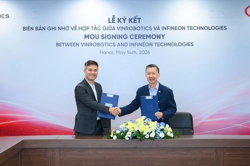 VinRobotics hợp tác Infineon phát triển công nghệ lõi cho người máy thế hệ mới