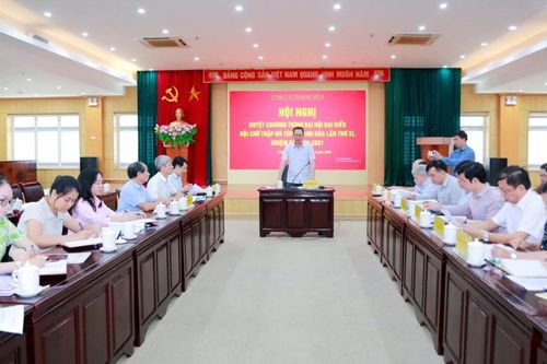 Duyệt chương trình Đại hội đại biểu Hội Chữ thập đỏ tỉnh Thanh Hóa lần thứ XI
