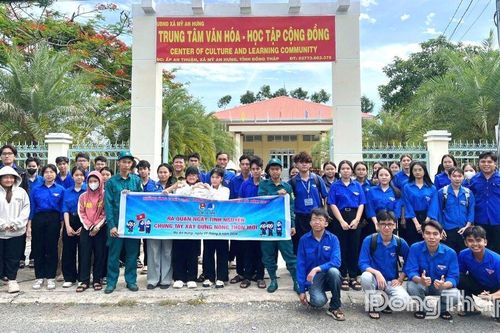 Xã Mỹ An Hưng: Nhiều hoạt động thiết thực hưởng ứng Chiến dịch Thanh niên tình nguyện hè