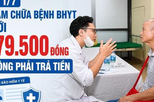 Khám chữa bệnh BHYT dưới 379.5000 đồng không phải trả tiền