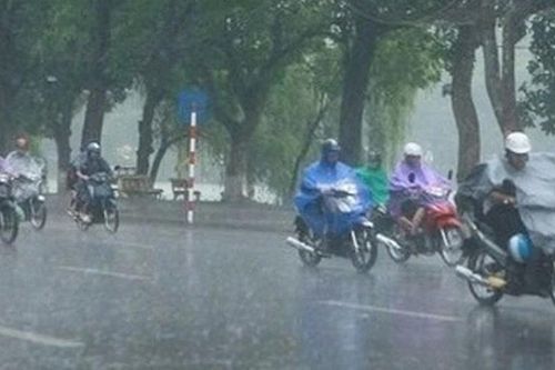 Bắc bộ mưa giông rải rác, thời tiết mát mẻ cả ngày