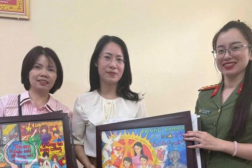 Nét vẽ tuổi thơ và nỗ lực lan tỏa thông điệp phòng, chống ma túy học đường