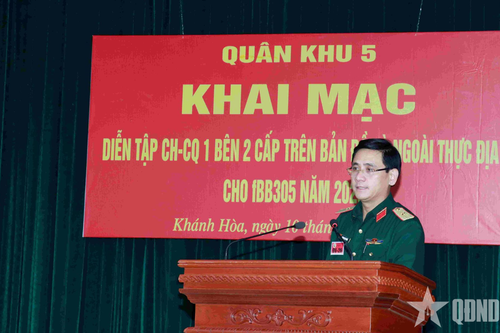 Sư đoàn 305 khai mạc diễn tập chỉ huy cơ quan 1 bên 2 cấp năm 2026