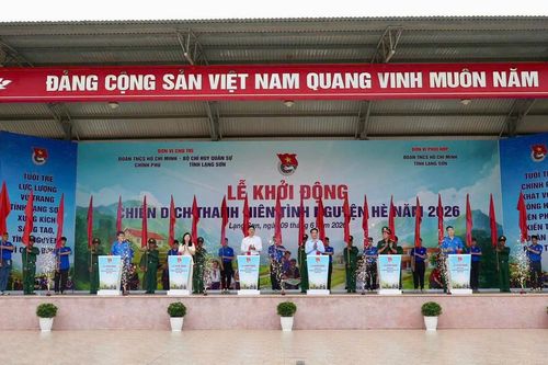 Tuổi trẻ Chính phủ khởi động Chiến dịch tình nguyện Hè 2026 tại Lạng Sơn