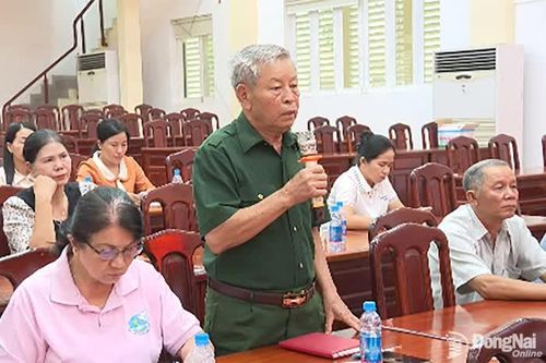 Đại biểu HĐND thành phố Đồng Nai tiếp xúc cử tri phường Chơn Thành