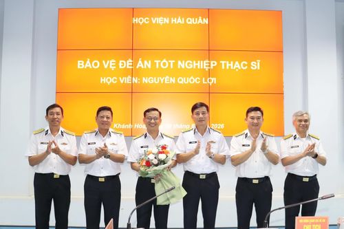 Học viện Hải quân đánh giá đề án tốt nghiệp thạc sĩ chuyên ngành nghệ thuật quân sự