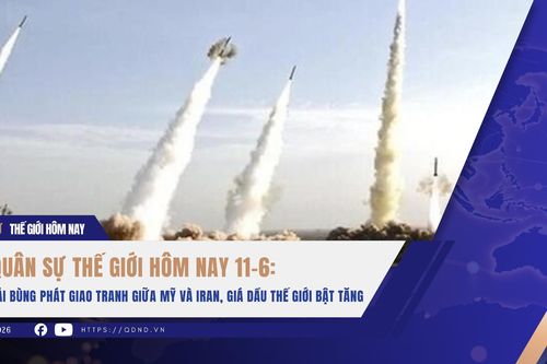 Quân sự thế giới hôm nay 11-6: Tái bùng phát giao tranh giữa Mỹ và Iran, giá dầu thế giới bật tăng