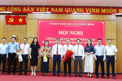 Thăng Bình thành lập Ban quản lý dự án đầu tư xây dựng xã