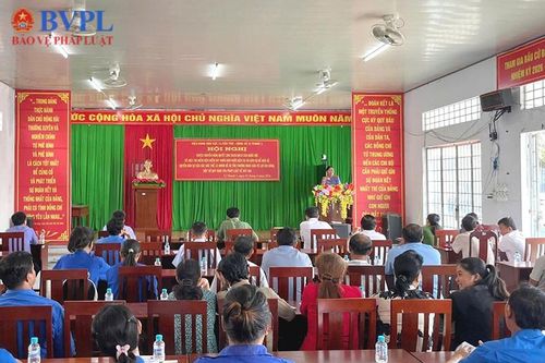 VKSND Khu vực 11 TP Cần Thơ đưa Nghị quyết số 205/2025/QH15 đến gần người dân
