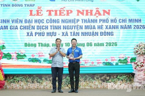 Tiếp nhận 70 sinh viên Trường Đại học Công nghiệp Thành phố Hồ Chí Minh tham gia chiến dịch mùa hè xanh