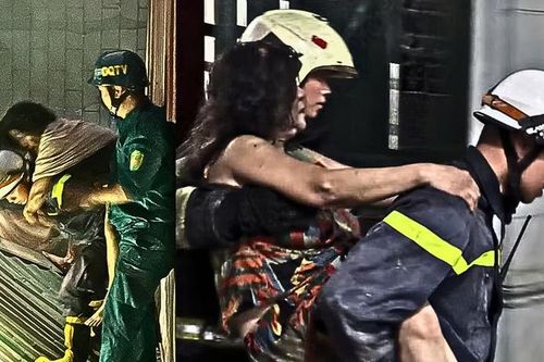 Hà Nội: Cháy nhà 5 tầng lúc rạng sáng, cắt chuồng cọp giải cứu 4 người