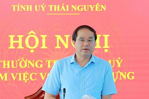 Bí thư Thái Nguyên: Quy hoạch đồng bộ, ưu tiên tháo gỡ khó khăn cho dự án trọng điểm