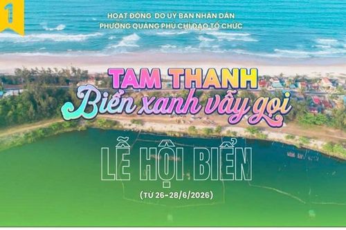 Chuỗi hoạt động hứa hẹn sẽ 'bùng nổ' tại Lễ hội biển Tam Thanh 2026