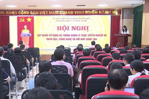 Tập huấn sử dụng Hệ thống quản lý trực tuyến nhiệm vụ khoa học, công nghệ và đổi mới sáng tạo