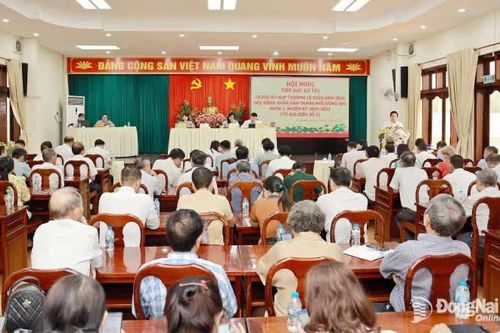Đại biểu HĐND thành phố Đồng Nai tiếp xúc cử tri phường Trảng Bom