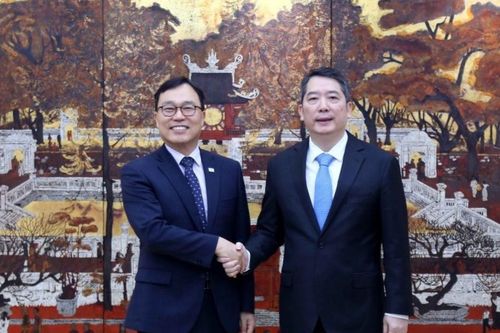 Thứ trưởng Cao Anh Tuấn tiếp Đại sứ Hàn Quốc tại Việt Nam Choi Young-sam