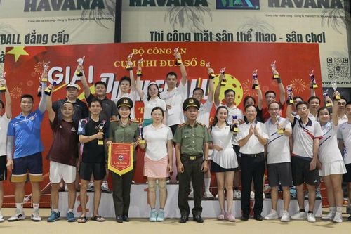 Sôi nổi Giải Pickleball của Cụm thi đua số 8 năm 2026