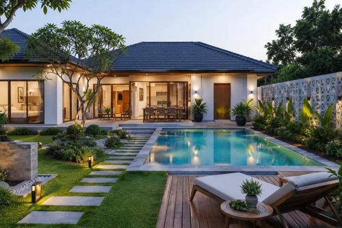 5 mẫu nhà vườn có hồ bơi đẹp hút mắt, biến không gian sống thành khu nghỉ dưỡng riêng