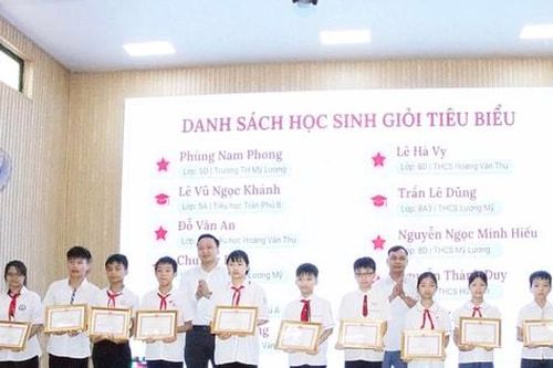 Xã Trần Phú biểu dương học sinh giỏi tiêu biểu năm học 2025-2026