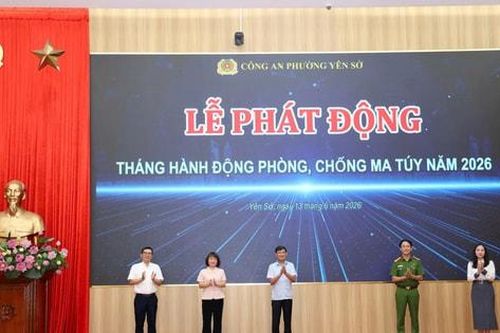 Phường Yên Sở quyết liệt phòng, chống ma túy từ cơ sở
