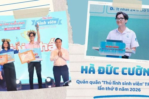 Hà Đức Cường: Hành trình từ đảng viên tuổi 18 đến Quán quân 'Thủ lĩnh sinh viên' TP. HCM