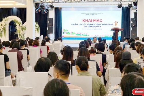 Sơn La 158 cán bộ, giáo viên tham gia chấm thi tốt nghiệp THPT năm 2026