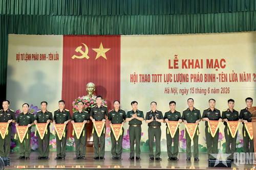 Khai mạc Hội thao thể dục thể thao lực lượng Pháo binh - Tên lửa năm 2026