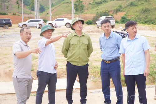 Khảo sát tình hình khắc phục hậu quả thiên tai tại xã Mường Luân và Na Son