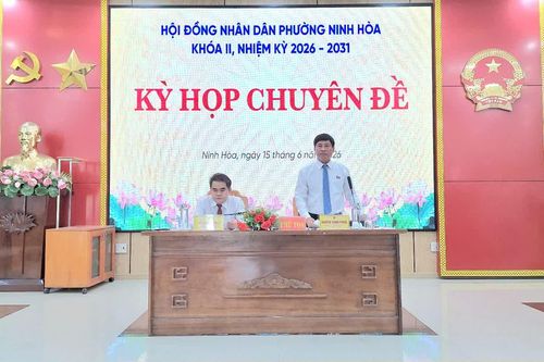 Phường Ninh Hòa thông qua Nghị quyết về việc thành lập, sắp xếp, tổ chức lại, đổi tên tổ dân phố