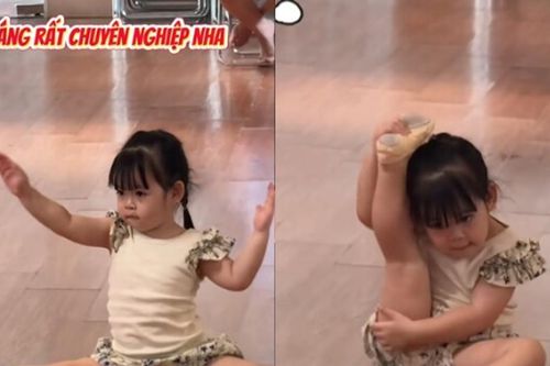 Con gái Hoa hậu Đỗ Mỹ Linh gây bất ngờ với tố chất nghệ thuật chuyên nghiệp trong lớp học múa