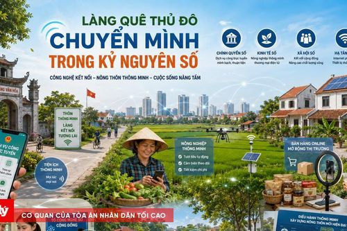 Làng quê Thủ đô chuyển mình trong kỷ nguyên số