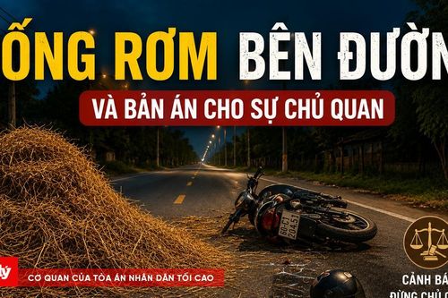 Đống rơm bên đường và bản án cho sự chủ quan
