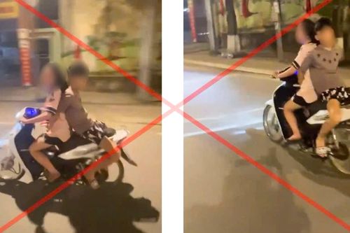 Ngồi ngược trên xe máy để 'sống ảo', thiếu niên và chủ xe bị phạt 15 triệu đồng
