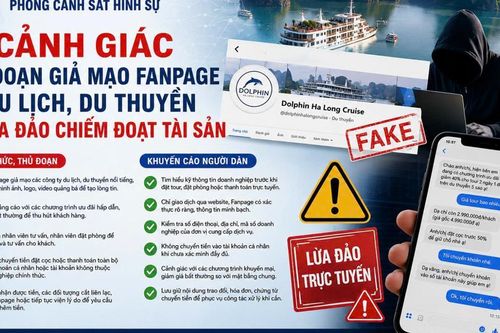 Cảnh giác thủ đoạn giả mạo fanpage du lịch để lừa đảo chiếm đoạt tài sản