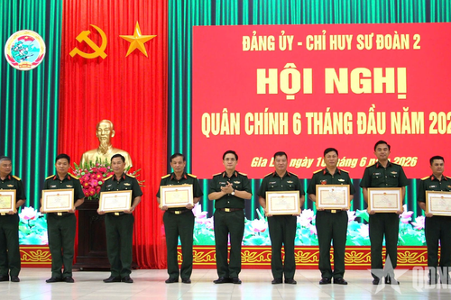 Sư đoàn 2 (Quân khu 5): Hoàn thành tốt nhiệm vụ trọng tâm 6 tháng đầu năm 2026
