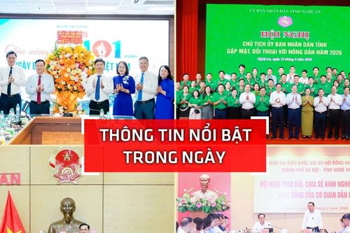 Nghệ An: Thông tin nổi bật ngày 16/6