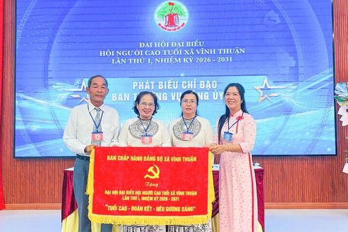 Đại hội đại biểu Hội Người cao tuổi xã Vĩnh Thuận
