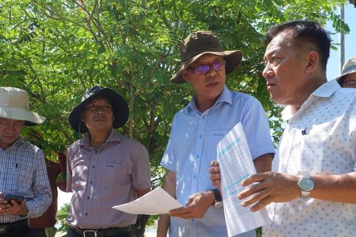 Phê bình Giám đốc BQL dự án khu vực Tuy Phong và Chủ tịch UBND xã Vĩnh Hảo vì triển khai dự án chậm