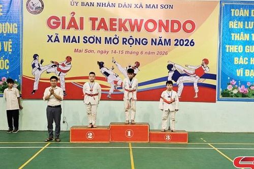 Giải Taekwondo xã Mai Sơn mở rộng năm 2026